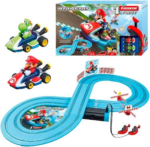 circuito coches Nintendo Mario Kart regalo niños y niñas de 4 años