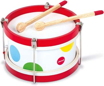 Instrumentos musicales para niños - Tambor Confetti para niños