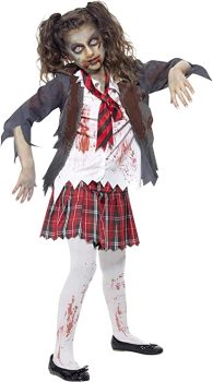 disfraces Halloween niñas - Niña colegiala Zombie